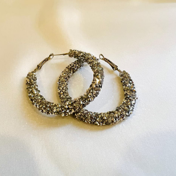 Silver Hoops